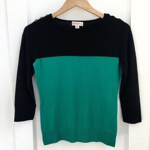 Merona Long Sleeve Colorblock Sweater